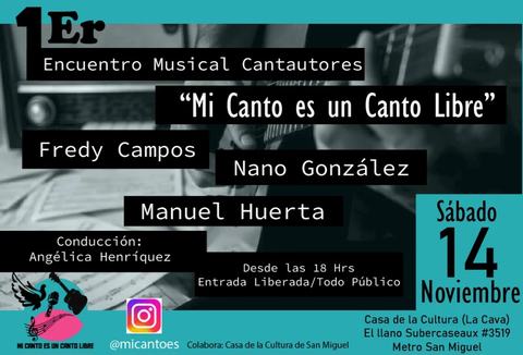 1er Encuentro Musical Cantautores