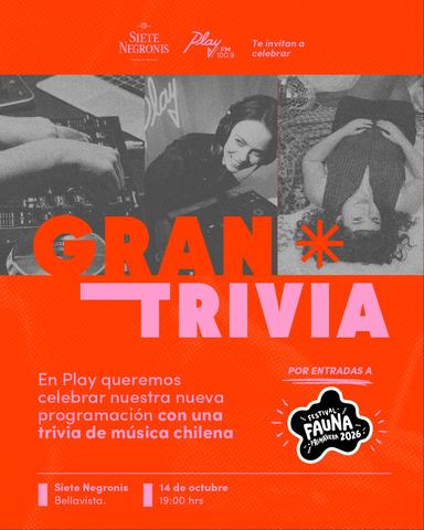 Gran Trivia Música Chilena en Siete Negronis