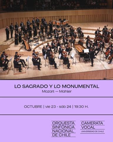 Orquesta Sinfónica Nacional: Mozart y Mahler