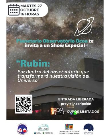 Show Rubin: Observatorio Vera C. Rubin