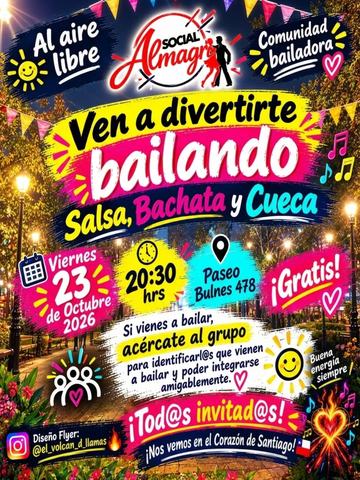 Social Almagro: Salsa, Bachata y Cueca