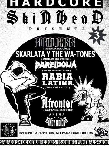 Social Crisis, Skarlata y más