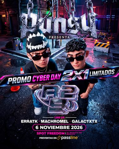 Erratk, Machromel y Galactxtx en Spot Freedom