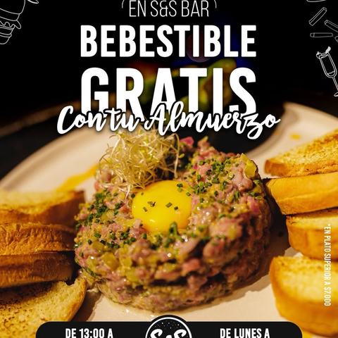 Almuerzo con Bebida Gratis
