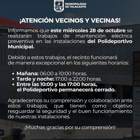 Polideportivo Municipal Talagante