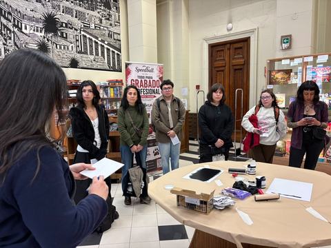 Taller de Grabado en Biblioteca Nacional