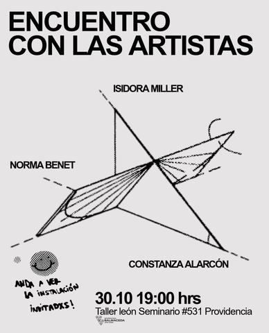 Meet and greet with Isidora Miller, Norma Benet and Constanza Alarcón