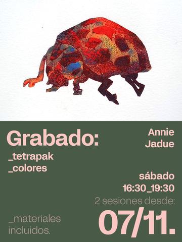 Taller de Grabado Tetrapak a Color