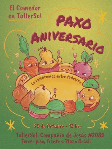 Aniversario Paxo: Cena en El Comedor