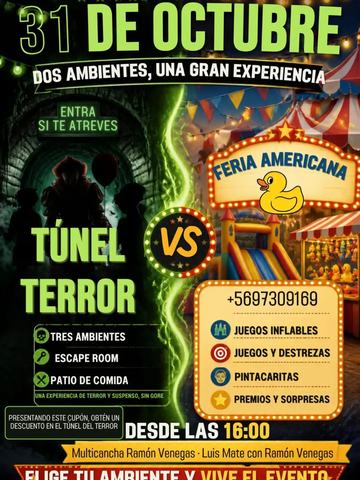TeatrOculto: Desafíos y Túnel del Terror