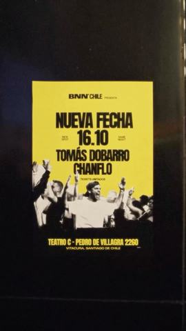 Noche con DJs Tomás Dobarro y Chanflo