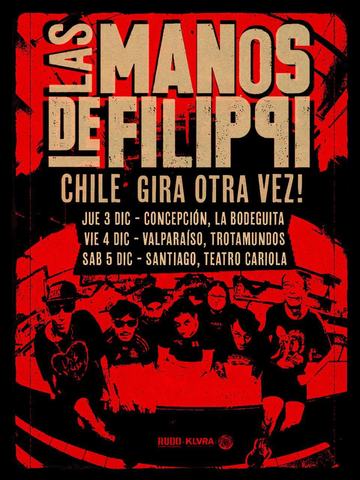 Las Manos de Filippi en Teatro Cariola