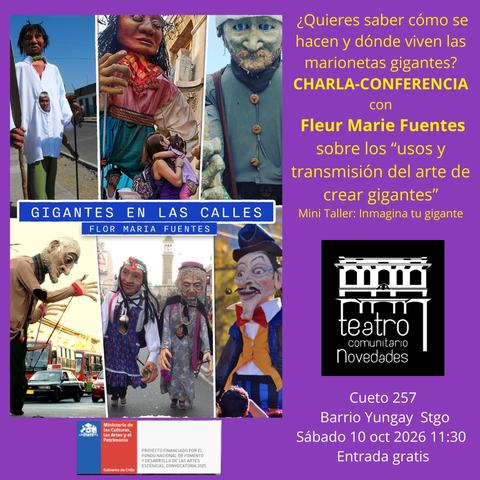 Charla y taller "Gigantes en las calles"