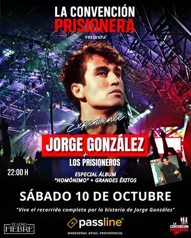Jorge González and Los Prisioneros at Teatro Fiebre