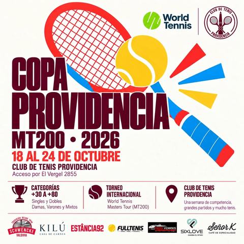 Copa Providencia 2026 World Tennis Masters Tour