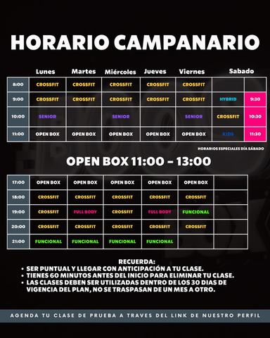 Clases de CrossFit Campanario