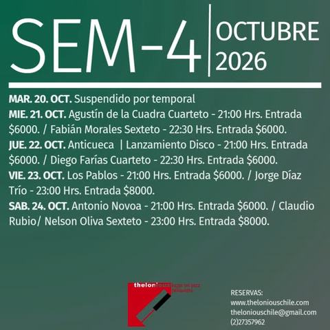 Antonio Novoa y Claudio Rubio/Nelson Oliva Sexteto
