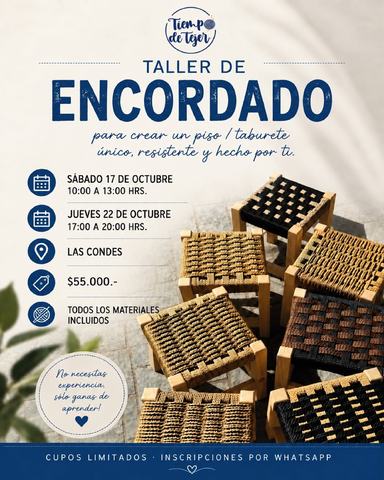 Taller de Encordado - Tiempo de Tejer