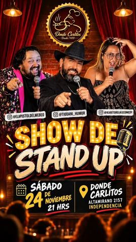 Show de Stand Up en Donde Carlitos