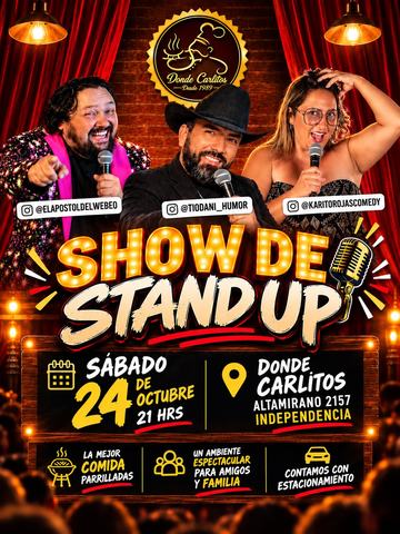 Show de Stand Up en Donde Carlitos
