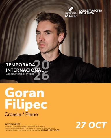 Conciertos Universidad Mayor – Goran Filipec