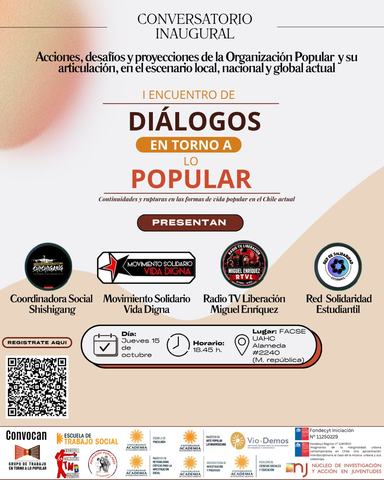 I Congreso y Encuentro Diálogos Torno a lo Popular