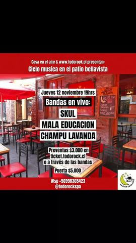 Ciclo Música en el Patio Bellavista