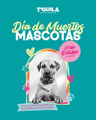 Día de Muertos Mascotas Tquila