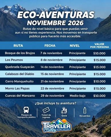 Cerro Manquehuito - Senderismo