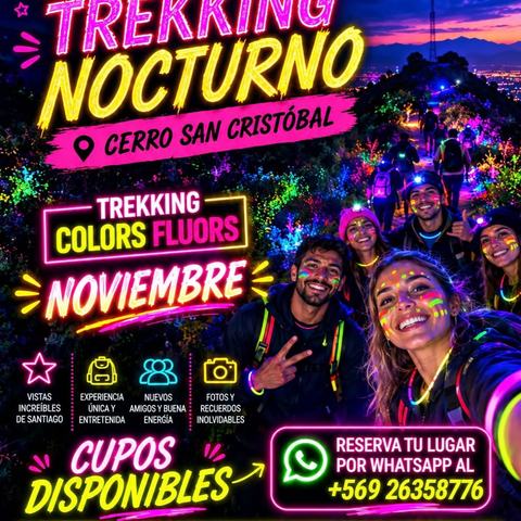 Trekking Fluor Cerro San Cristóbal