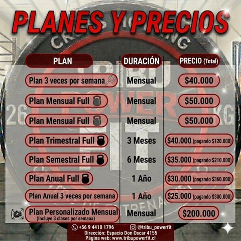 Clases en Tribu Power Fit