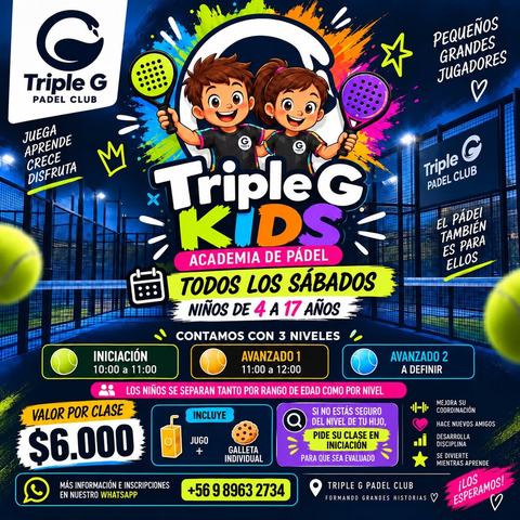 Academia de Pádel Triple G Kids