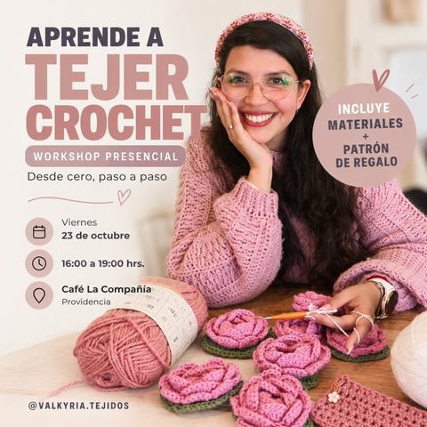 Workshop Presencial de Crochet desde Cero