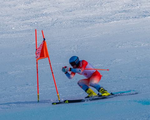 Entrenamiento de equipos de ski en Valle Nevado