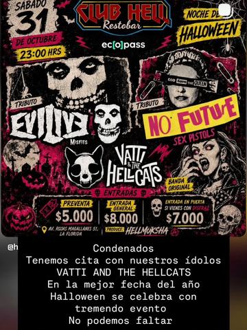 Halloween Night with Vatti & The Hellcats