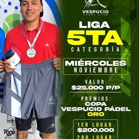 Liga 5ta Pádel Vespucio Club