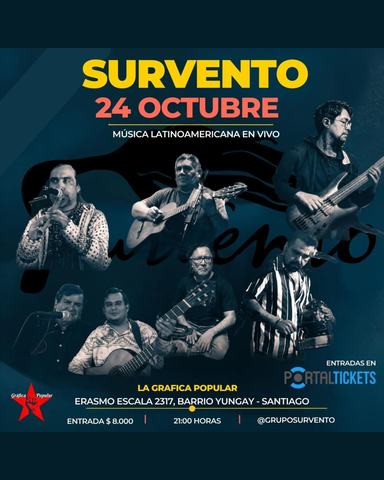 Survento en Grafica Popular