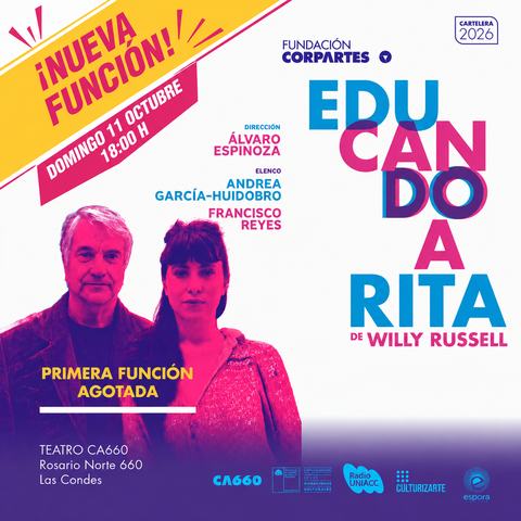 Educando a Rita | Nueva Funcion CA660 Las Condes