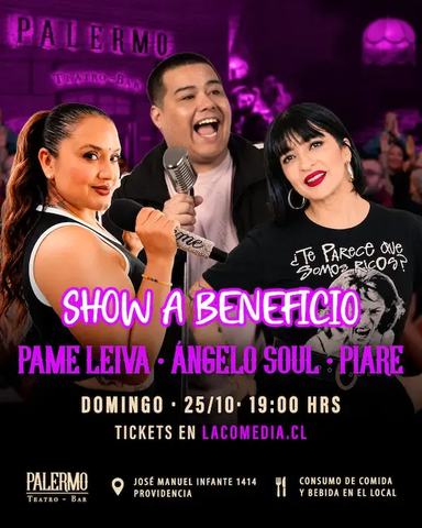 Pame Leiva, Ángelo Soul y Piare