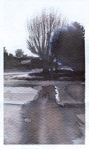 India ink drawing