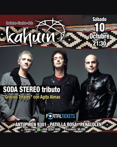 Tributo a Soda Stereo con Agita Almas