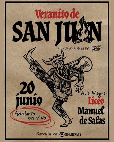 Juanito Ayala en Aula Magna Liceo Manuel de Salas