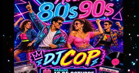 Fiesta Retro 80&90 con DJ Cop