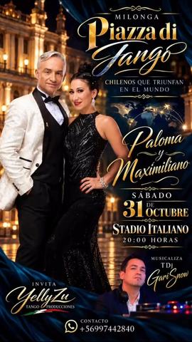 Milonga Piazza di Tango: Paloma y Maximiliano