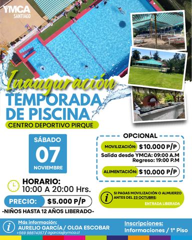 Inauguración Temporada Piscina YMCA Pirque