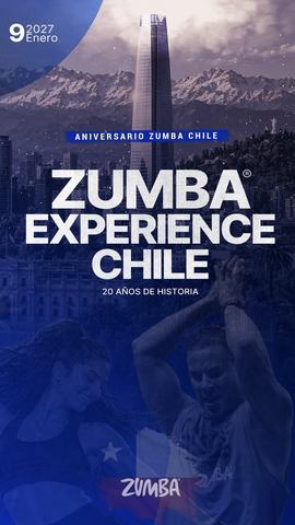 Aniversario Zumba Chile: 20 Años